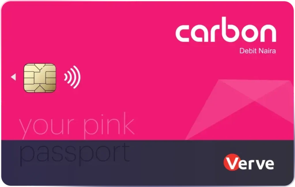 Carbon pink passport card