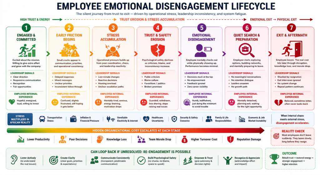 employee emotional disengagement lifecycle