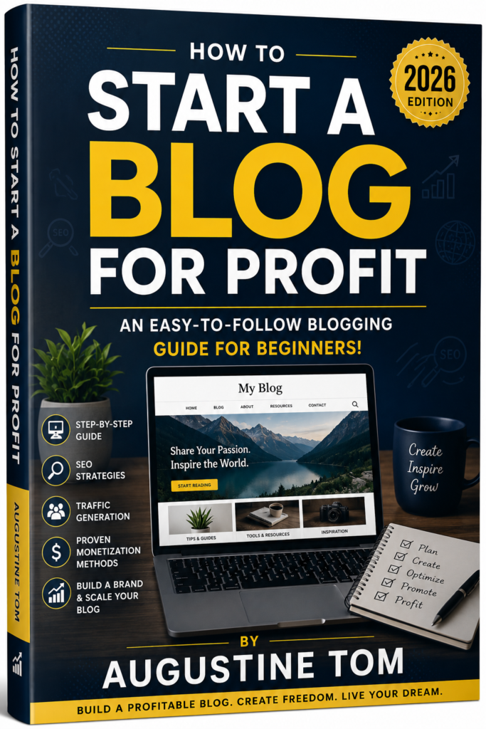 HOW TO START A BLOG FOR PROFIT