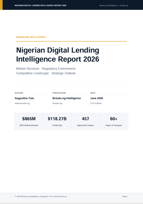 Nigerian Digital lending report 2026