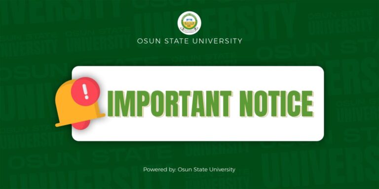 Osun State University Admission Portal: How to Apply in 2026