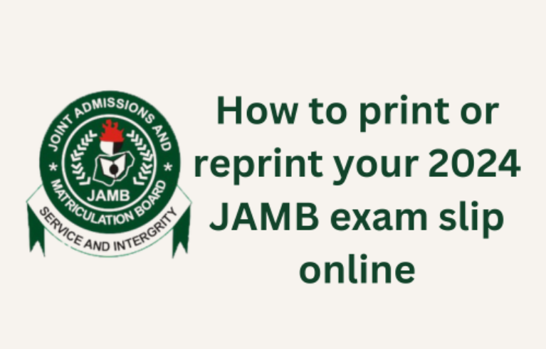 JAMB Reprint 2026: How to Print Your Examination Slip Free